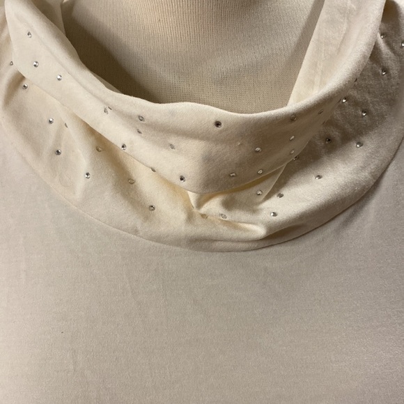 NORTHERN Reflections Women’s White/Cream Cowl Neck Tank Top (Size Small) - Picture 2 of 8